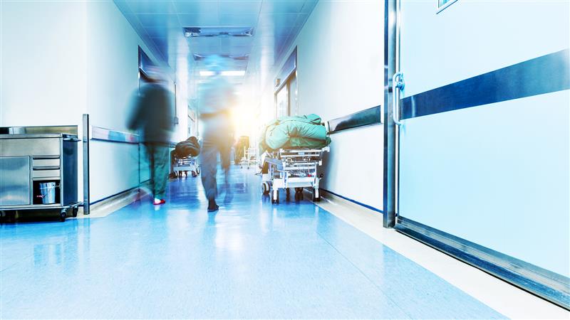 Hospital corridor hero image used on the official Medicine24 conference page