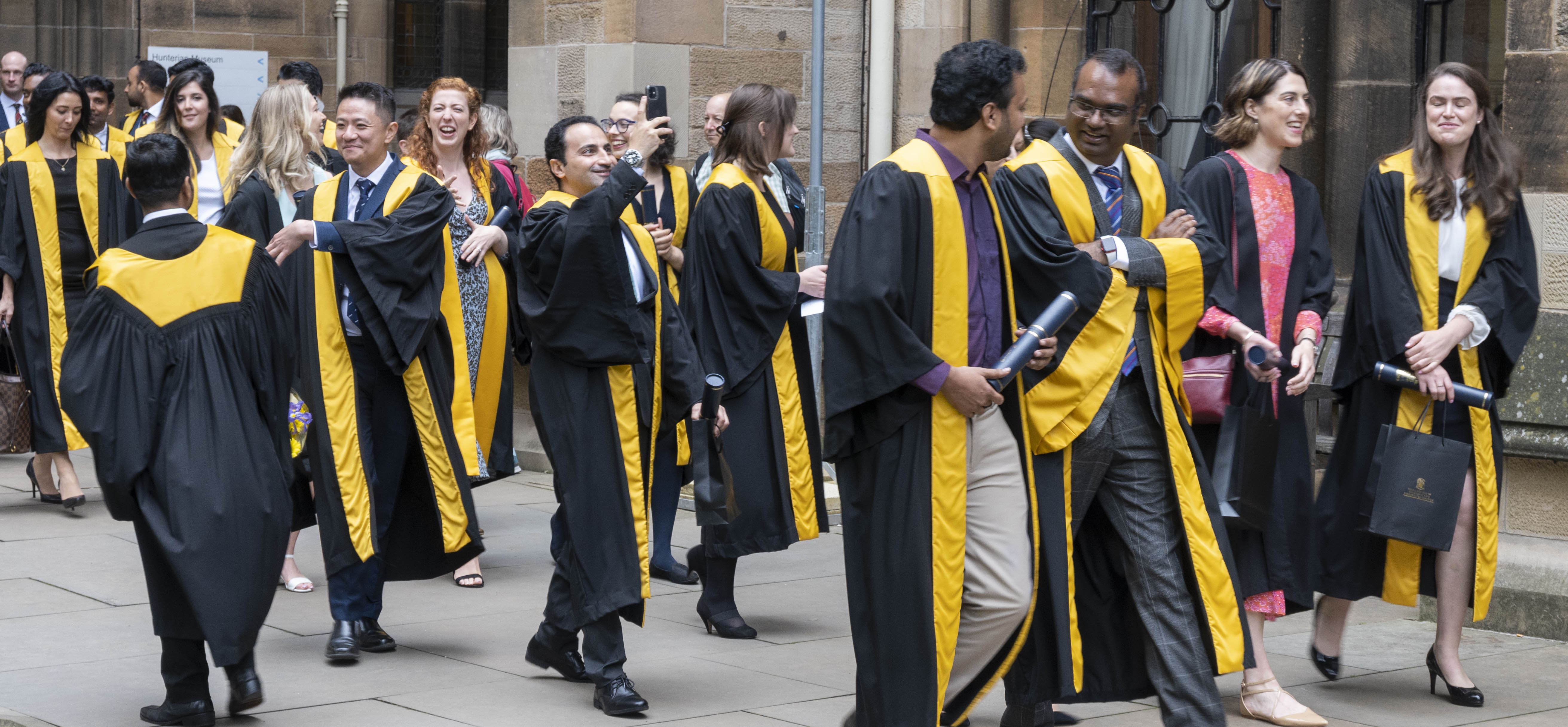 a number of people in ceremonial robes