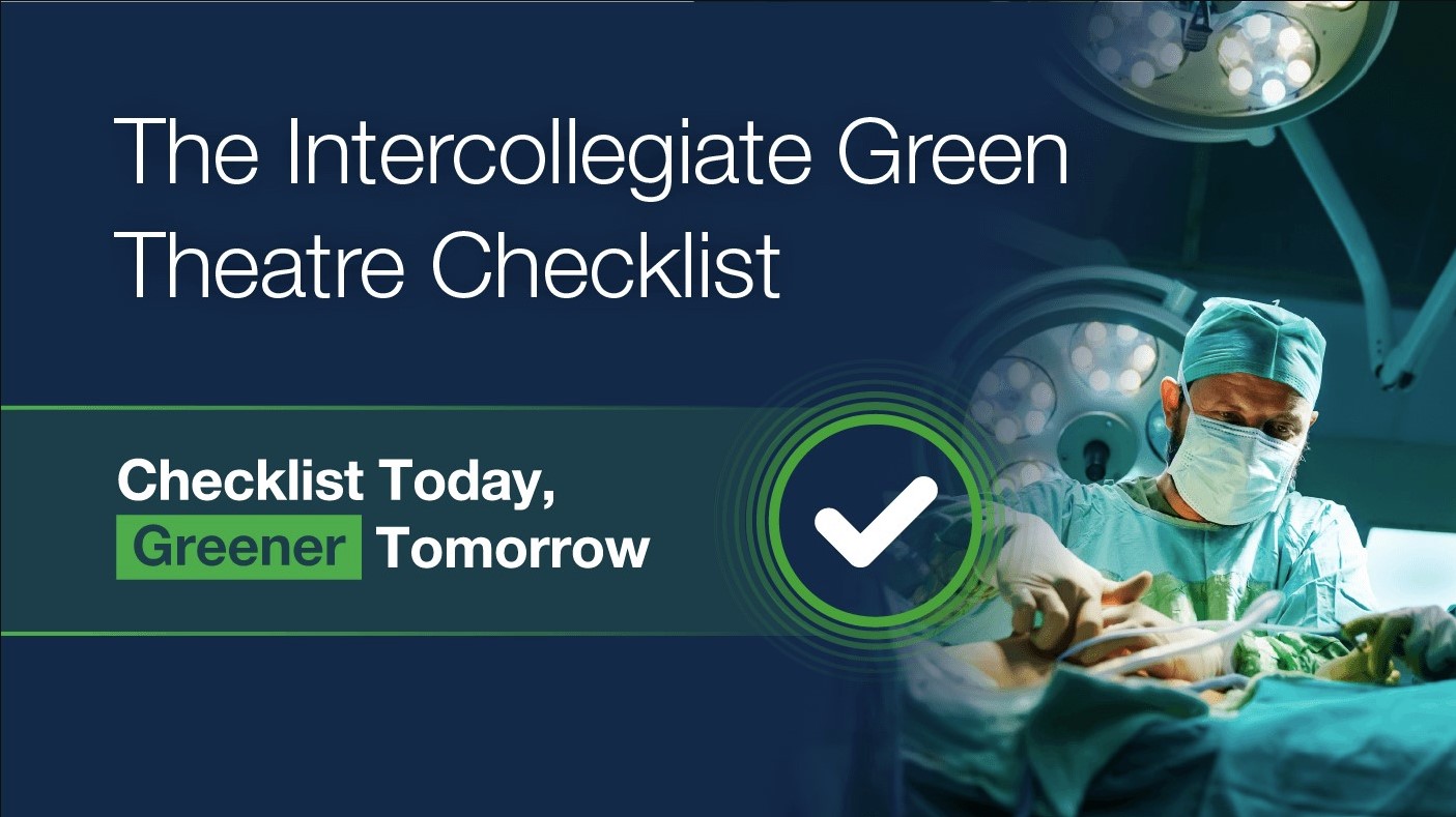 Green theatre checklist promotional graphic