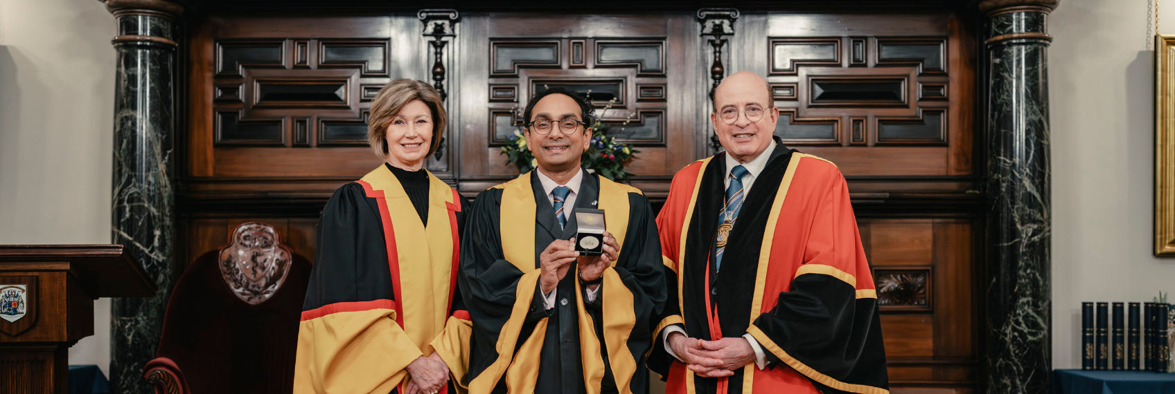 Professors Taylor, Vasan and Eteiba