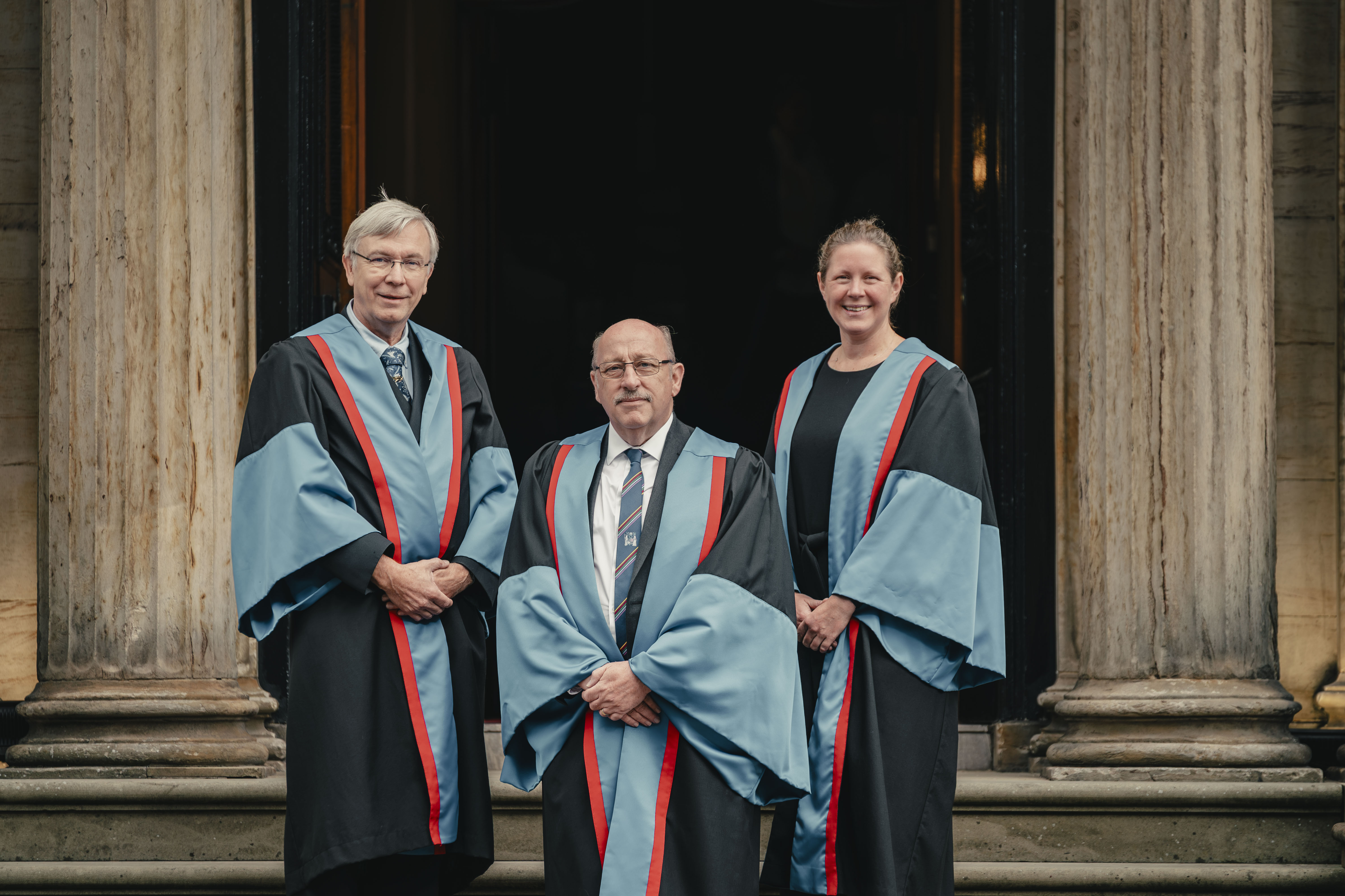 From left to right: Professor Thomas Küpper, Professor Derek Evans and Dr Julie Hunt 