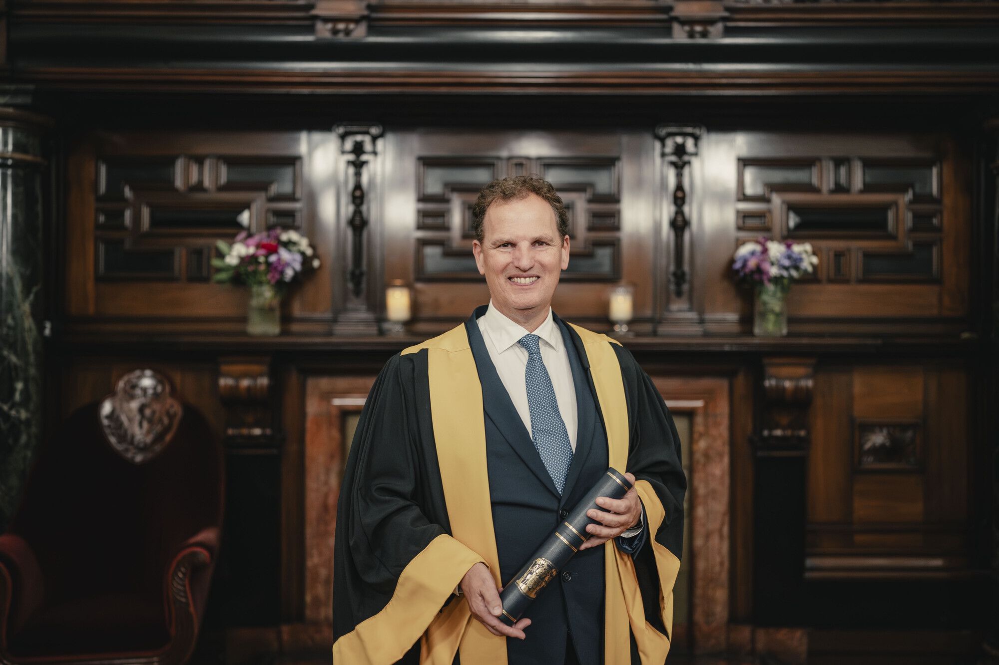 Professor Iain Blair McInnes with his Honorary Fellowship